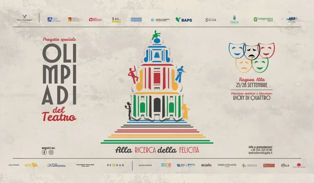 Locandina orizzontale de Le Olimpiadi del Teatro